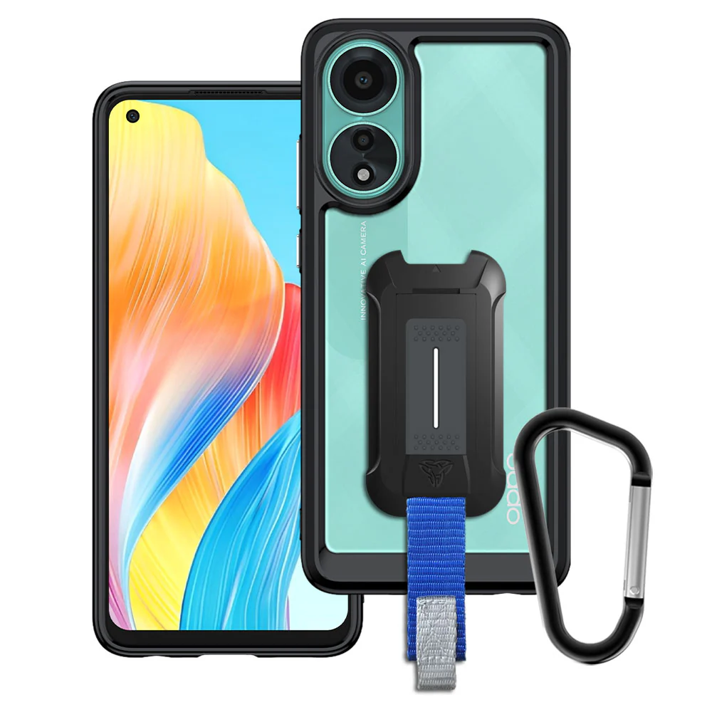 BX3-OP23-A784G | OPPO A78 4G | Shockproof Rugged case w/ KEY Mount & Carabiner