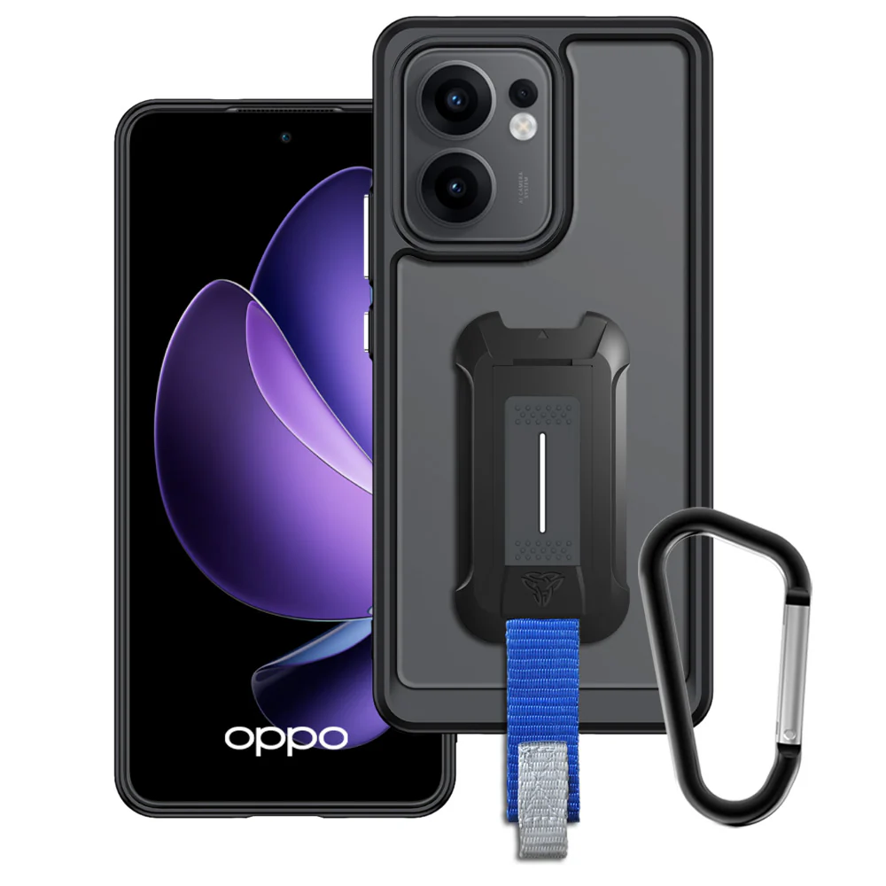 BX3-OP25-RN13F | OPPO Reno13 F 4G / Reno13 F 5G | Shockproof Rugged case w/ KEY Mount & Carabiner
