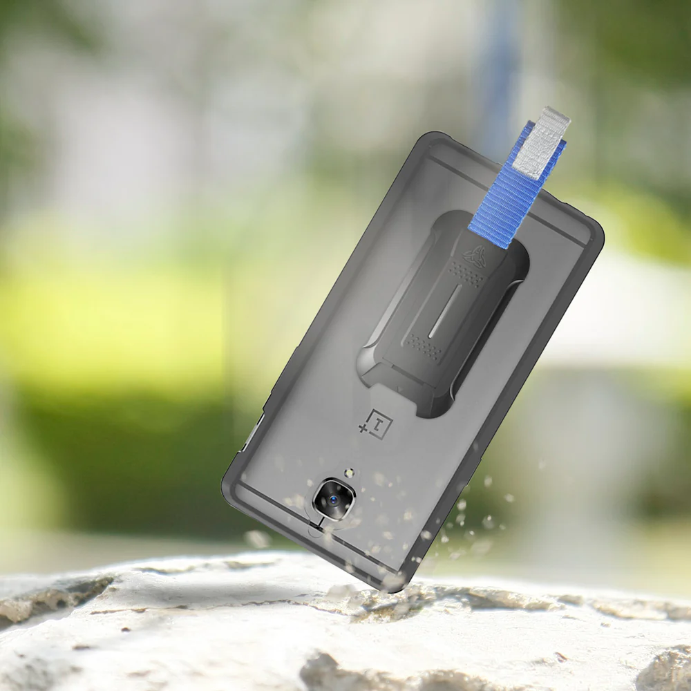 BX3-PL-3 | OnePlus 3 3T | Shockproof Rugged case w/ KEY Mount & Carabiner - Image 9