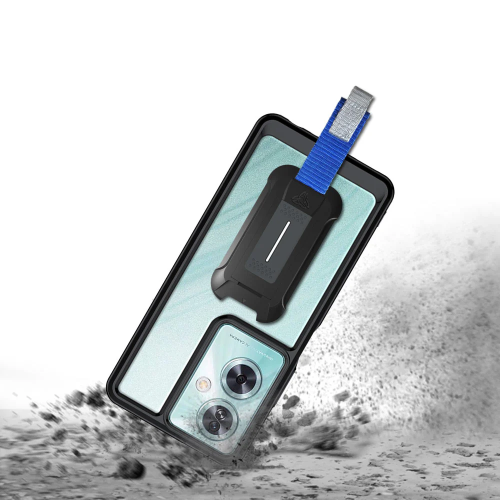 BX3-PL24-N30SE | OnePlus Nord N30 SE 5G | Shockproof Rugged case w/ KEY Mount & Carabiner - Image 9