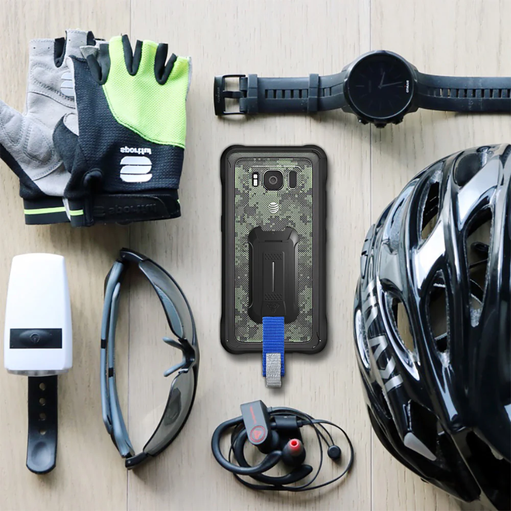 BX3-S8AT | Samsung Galaxy S8 Active | Shockproof Rugged case w/ KEY Mount & Carabiner - Image 5
