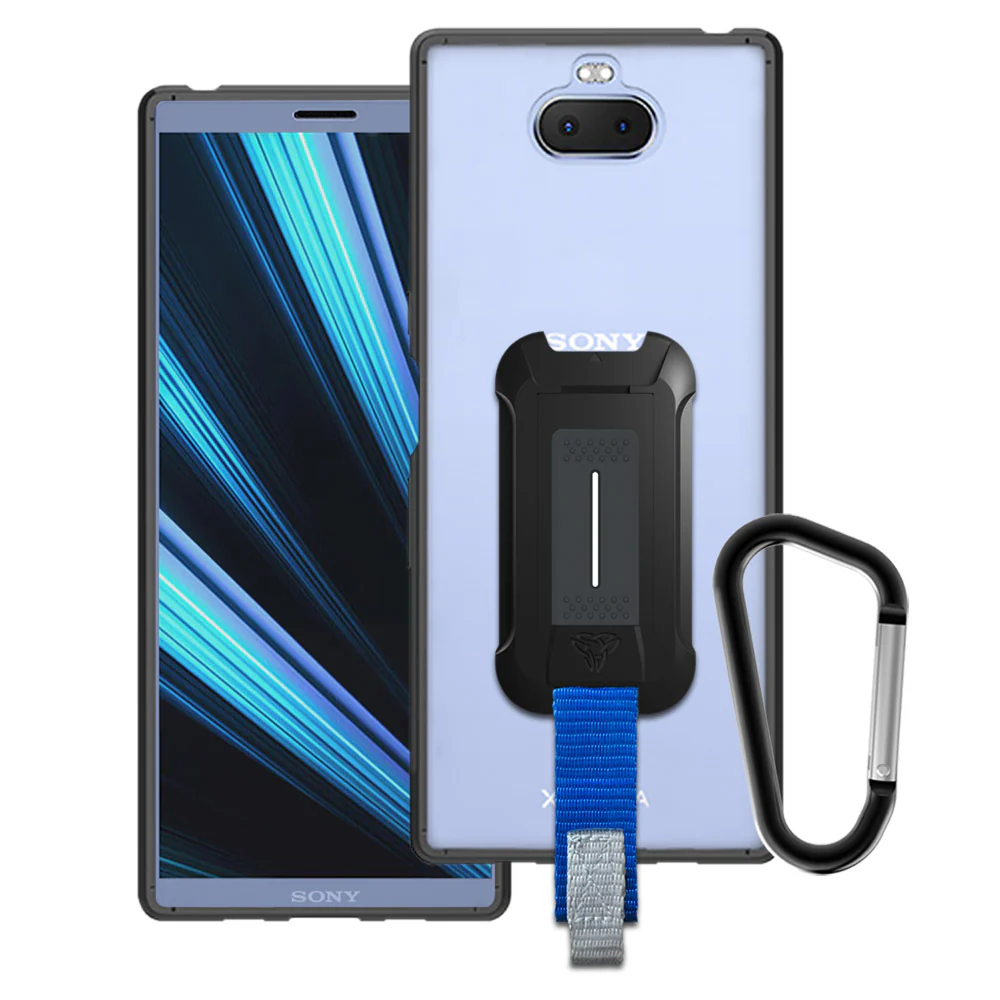BX3-SN18-XA3 | Sony Xperia XA3 / Xperia 10 | Shockproof Rugged case w/ KEY Mount & Carabiner