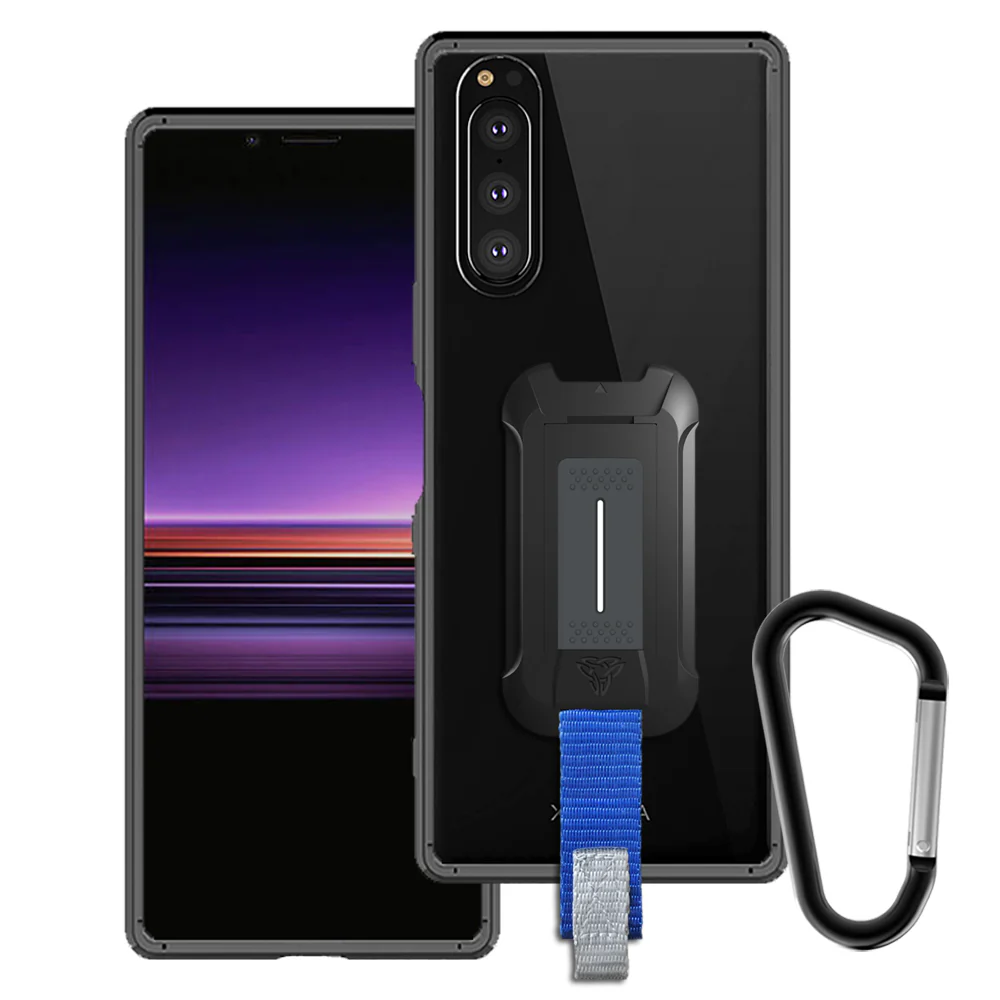 BX3-SN19-5 | Sony Xperia 5 / Xperia XZ5 | Mountable Shockproof Rugged Case for Outdoors w/ Carabiner