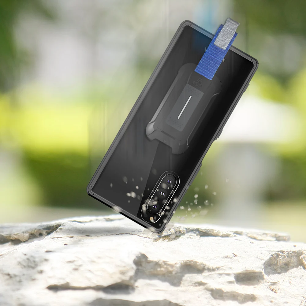 BX3-SN19-5 | Sony Xperia 5 / Xperia XZ5 | Mountable Shockproof Rugged Case for Outdoors w/ Carabiner - Image 7
