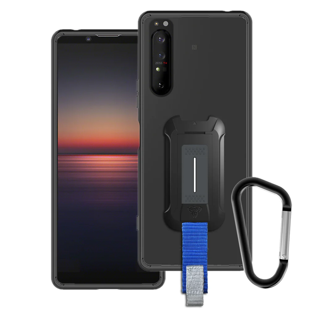 BX3-SN20-1*II | Sony Xperia 1 II | Mountable Shockproof Rugged Case for Outdoors w/ Carabiner