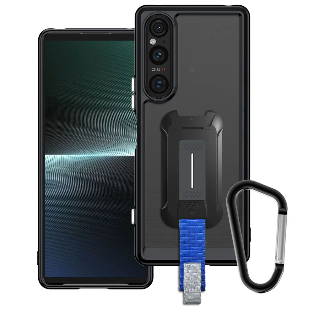BX3-SN23-1*V | Sony Xperia 1 V Case | Mountable Shockproof Rugged Case for Outdoors w/ Carabiner