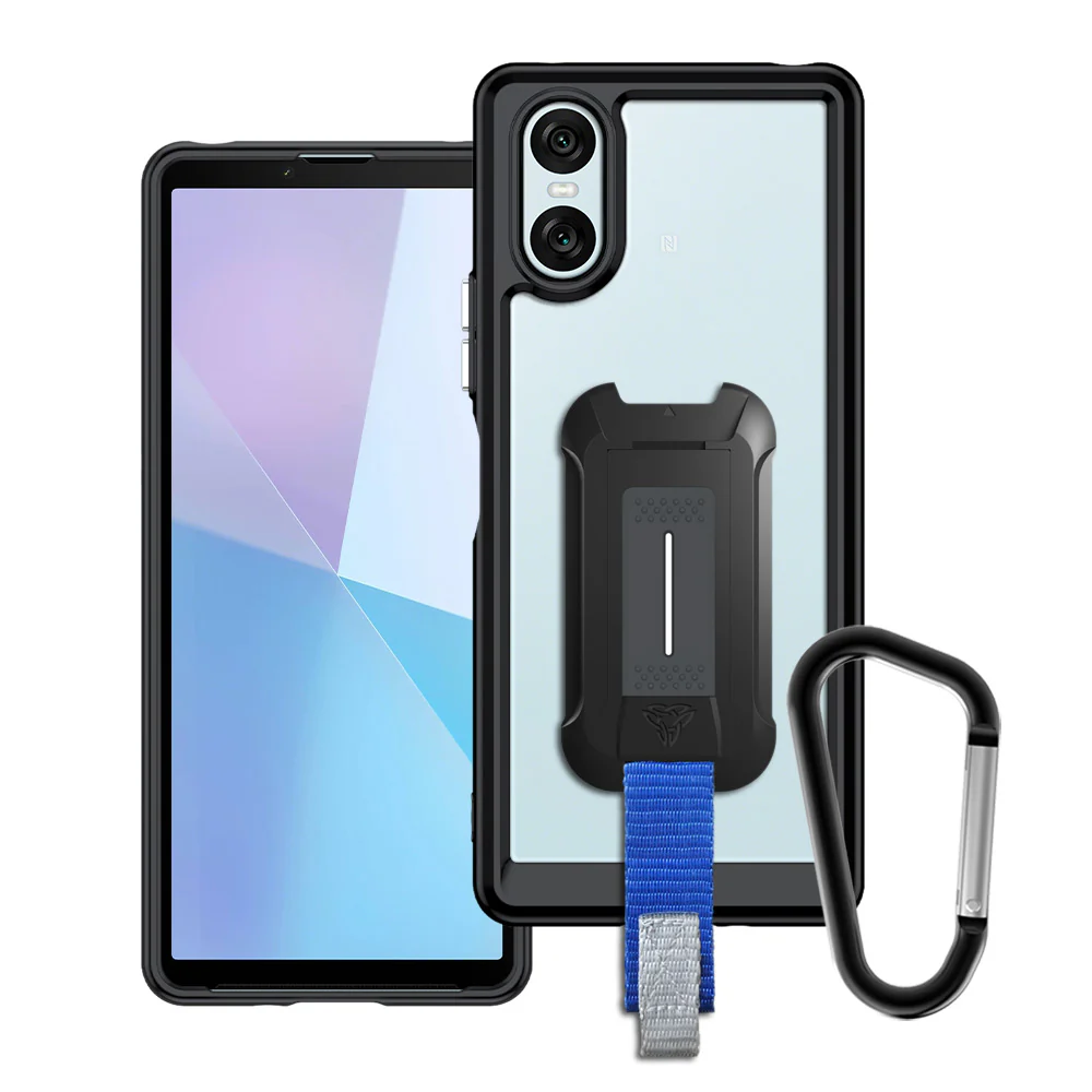 BX3-SN24-10*VI | Sony Xperia 10 VI Case | Mountable Shockproof Rugged Case for Outdoors w/ Carabiner