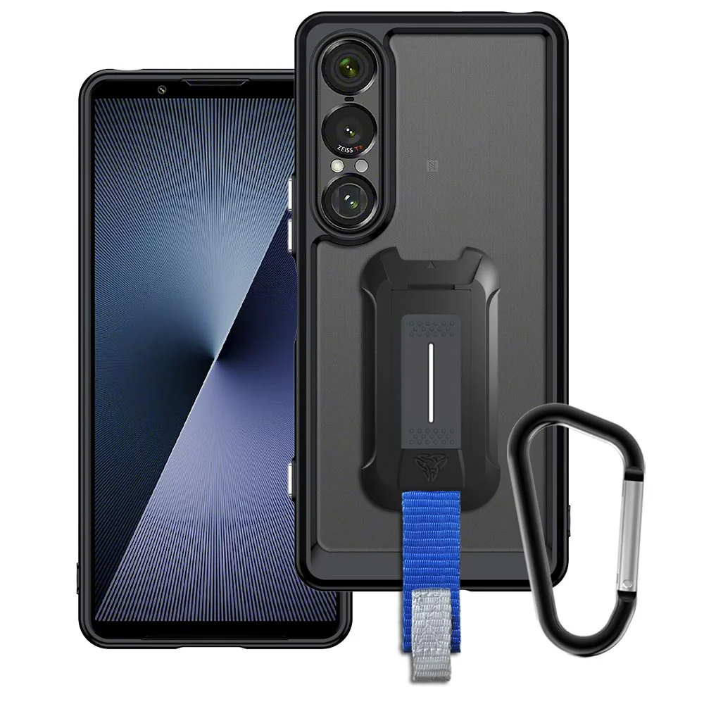 BX3-SN25-1*VII | Sony Xperia 1 VII Case | Mountable Shockproof Rugged Case for Outdoors w/ Carabiner