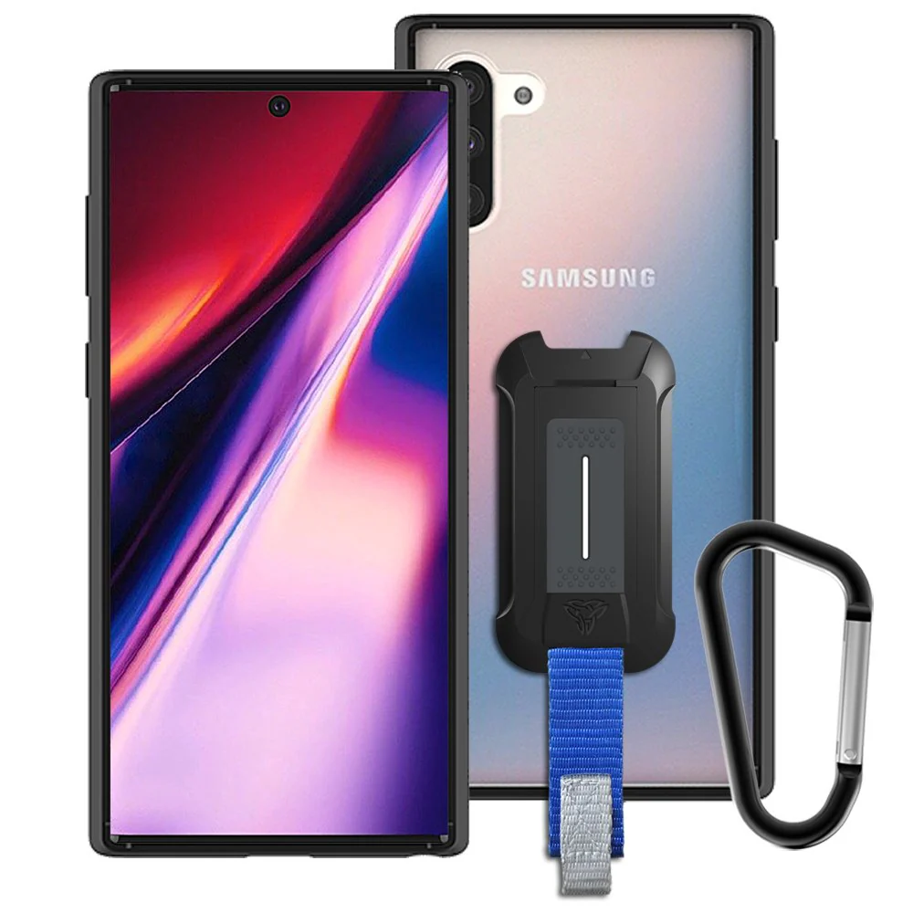 BX3-SS-NOTE | Samsung Galaxy Note 20 / Note 10 / Note 9 / Note 8 | Mountable Shockproof Rugged Case for Outdoors w/ Carabiner