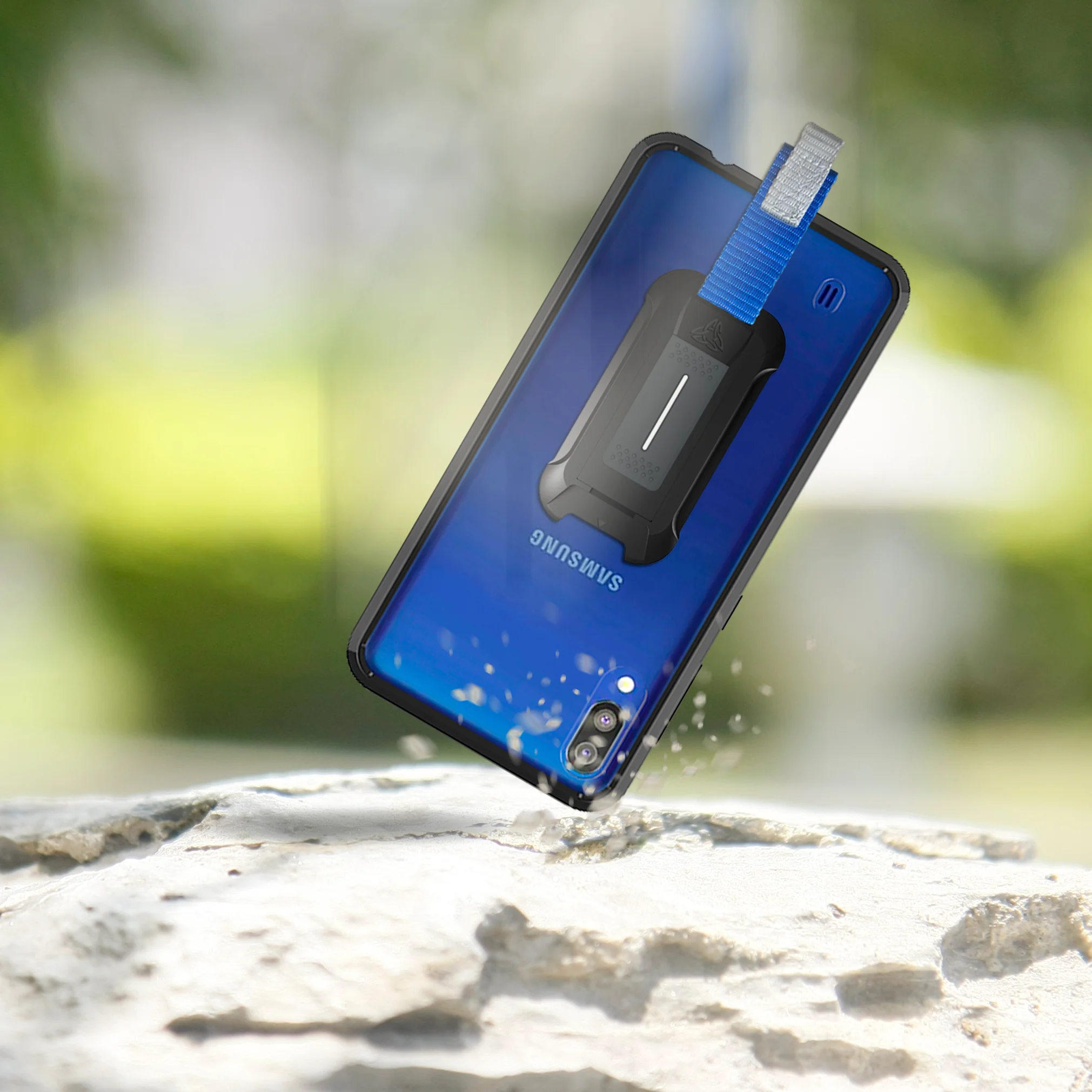 BX3-SS19-M10 | Samsung Galaxy M10 | Mountable Shockproof Rugged Case for Outdoors w/ Carabiner - Image 8