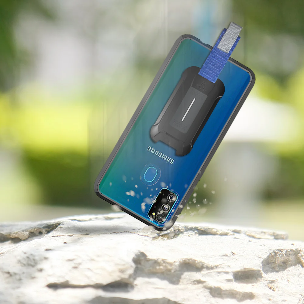 BX3-SS19-M30S | Samsung Galaxy M30s Case | Mountable Shockproof Rugged Case for Outdoors w/ Carabiner - Image 8
