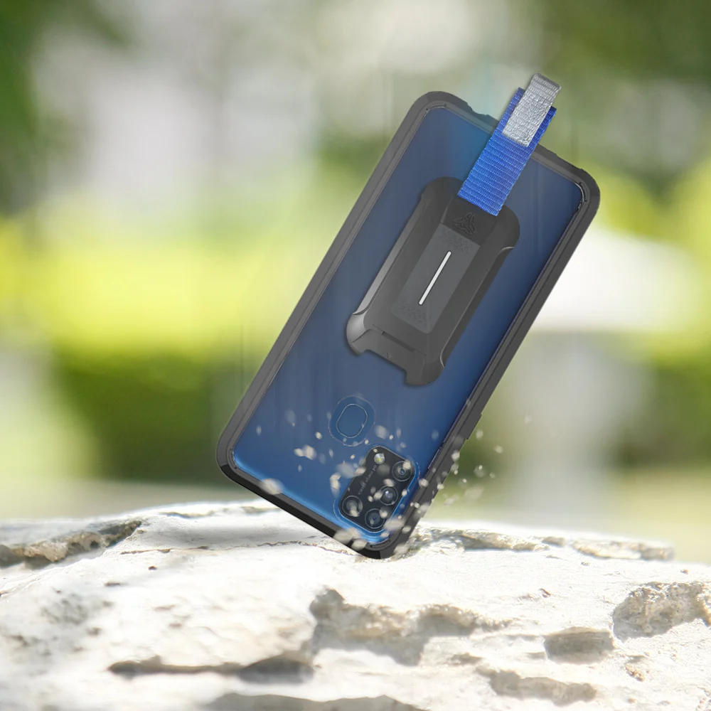 BX3-SS20-M31 | Samsung Galaxy M31 Case | Mountable Shockproof Rugged Case for Outdoors w/ Carabiner - Image 7