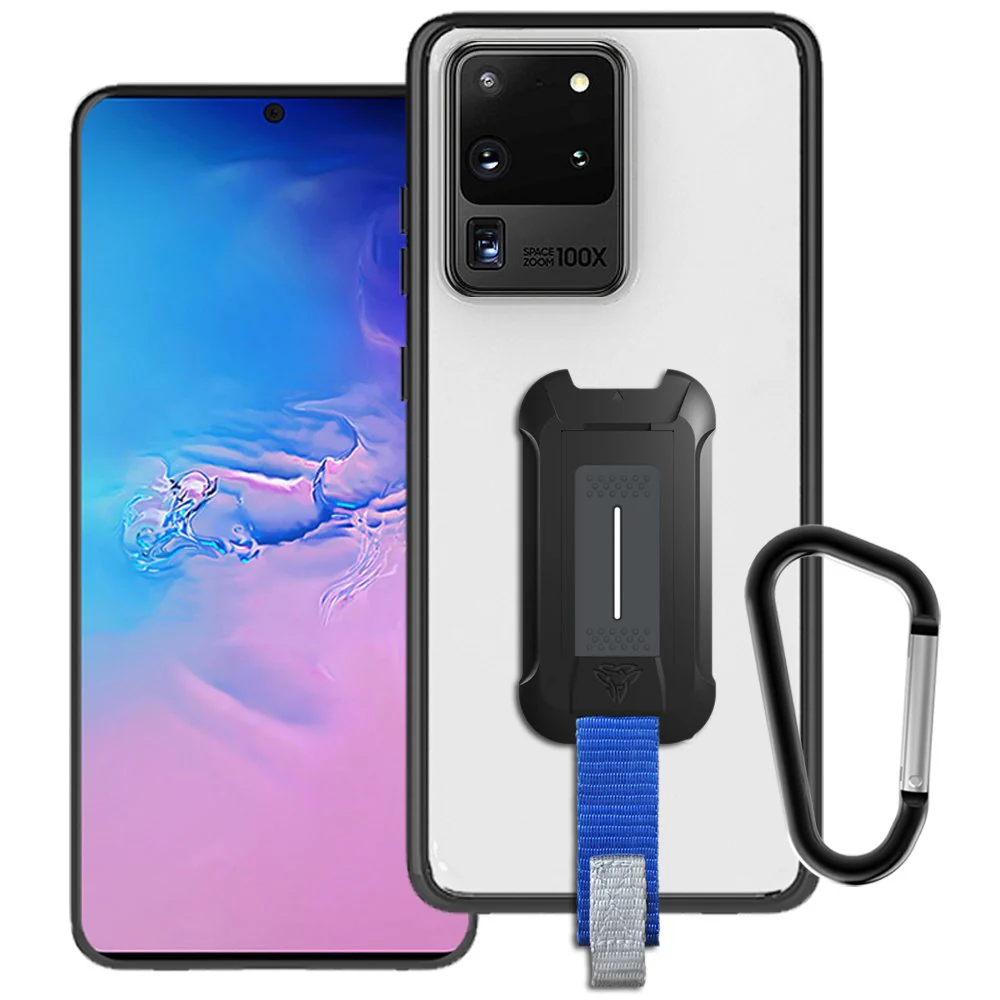 BX3-SS20-S20U | Samsung Galaxy S20 Ultra / S20 Ultra 5G Case | Mountable Shockproof Rugged Case for Outdoors w/ Carabiner