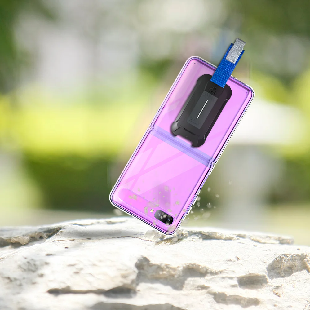BX3-SS20-ZFLIP | Samsung Galaxy Z Flip | Mountable Shockproof Rugged Case for Outdoors w/ Carabiner - Image 8