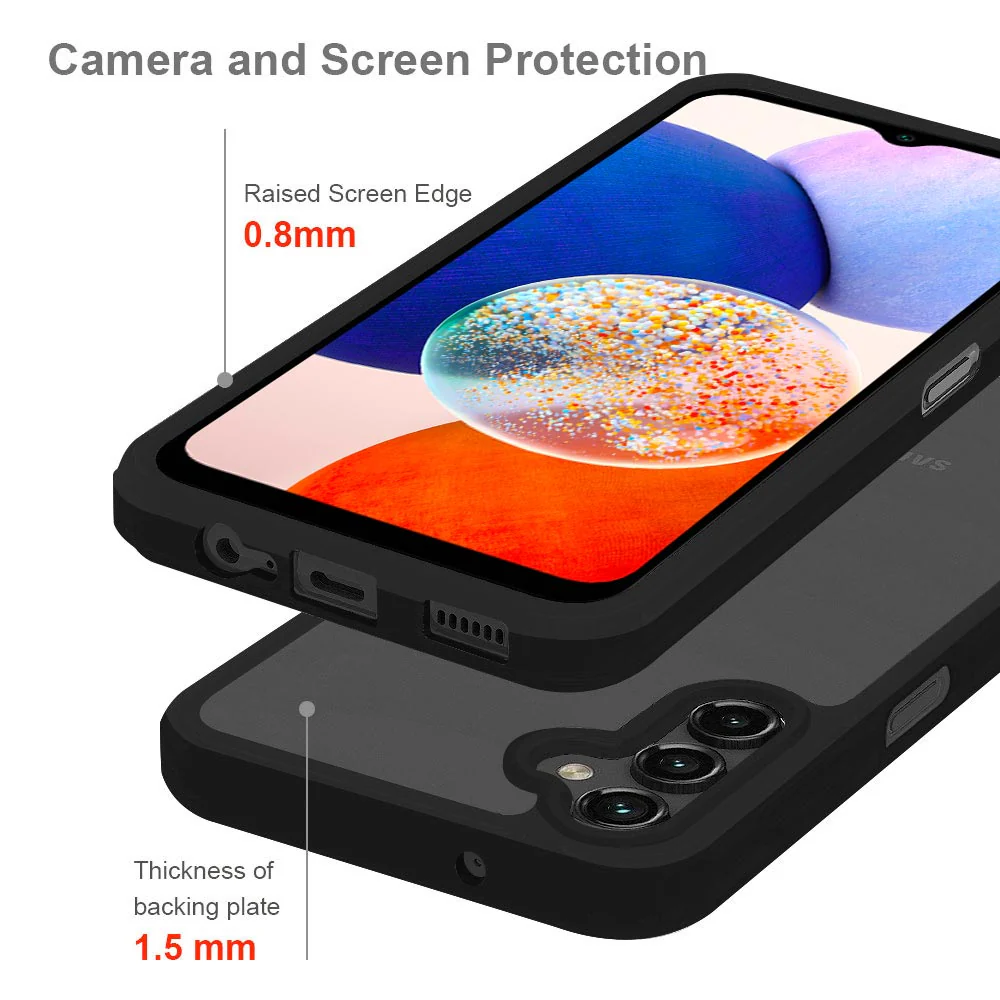BX3-SS22-A145G | Samsung Galaxy A14 5G SM-A146 / A14 4G SM-A145 Case | Mountable Shockproof Rugged Case for Outdoors w/ Carabiner - Image 9