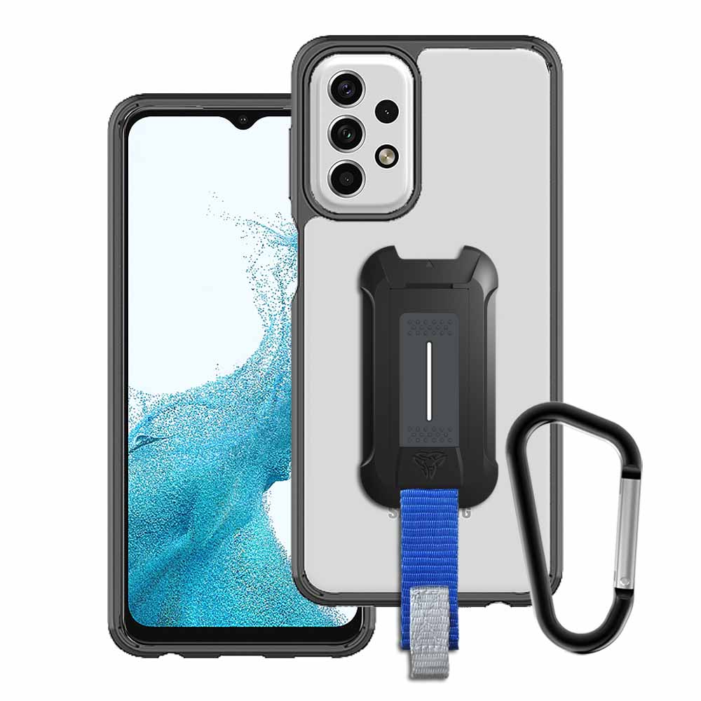 BX3-SS22-A234G | Samsung Galaxy A23 4G SM-A235 Case | Mountable Shockproof Rugged Case for Outdoors w/ Carabiner