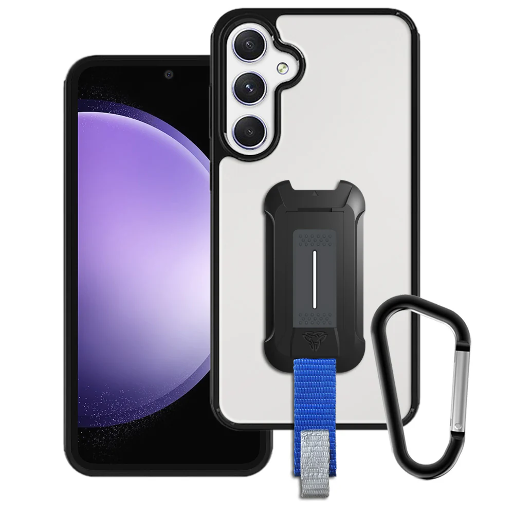 BX3-SS23-S23FE | Samsung Galaxy S23 FE 5G SM-S711 Case | Mountable Shockproof Rugged Case for Outdoors w/ Carabiner