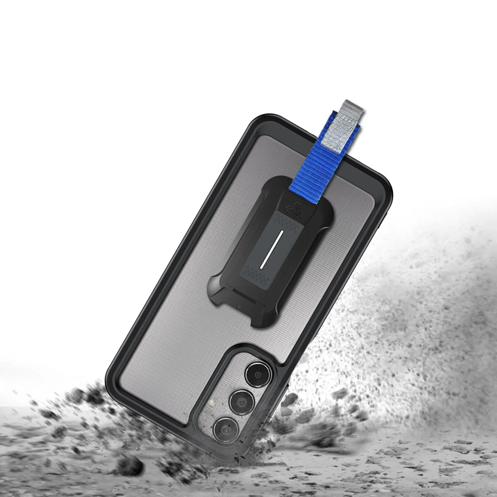 BX3-SS24-M355G | Samsung Galaxy M35 5G SM-M356 Case | Mountable Shockproof Rugged Case for Outdoors w/ Carabiner - Image 9