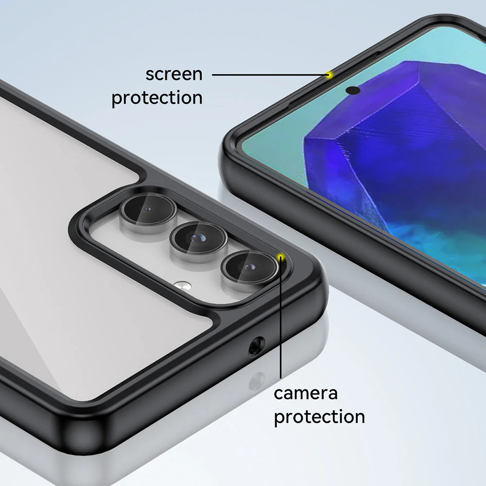 BX3-SS24-M555G | Samsung Galaxy M55 5G SM-M556 Case | Mountable Shockproof Rugged Case for Outdoors w/ Carabiner - Image 8