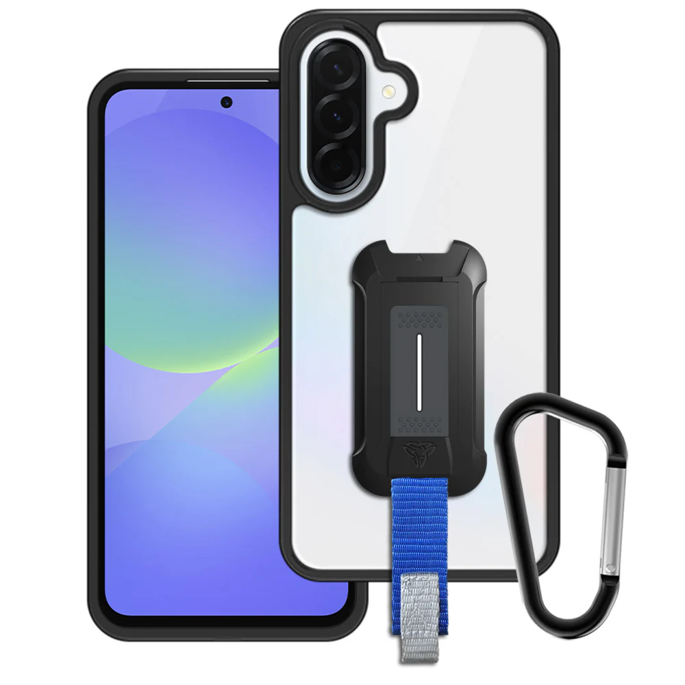 BX3-SS25-A365G | Samsung Galaxy A36 5G SM-A366 Case | Mountable Shockproof Rugged Case for Outdoors w/ Carabiner