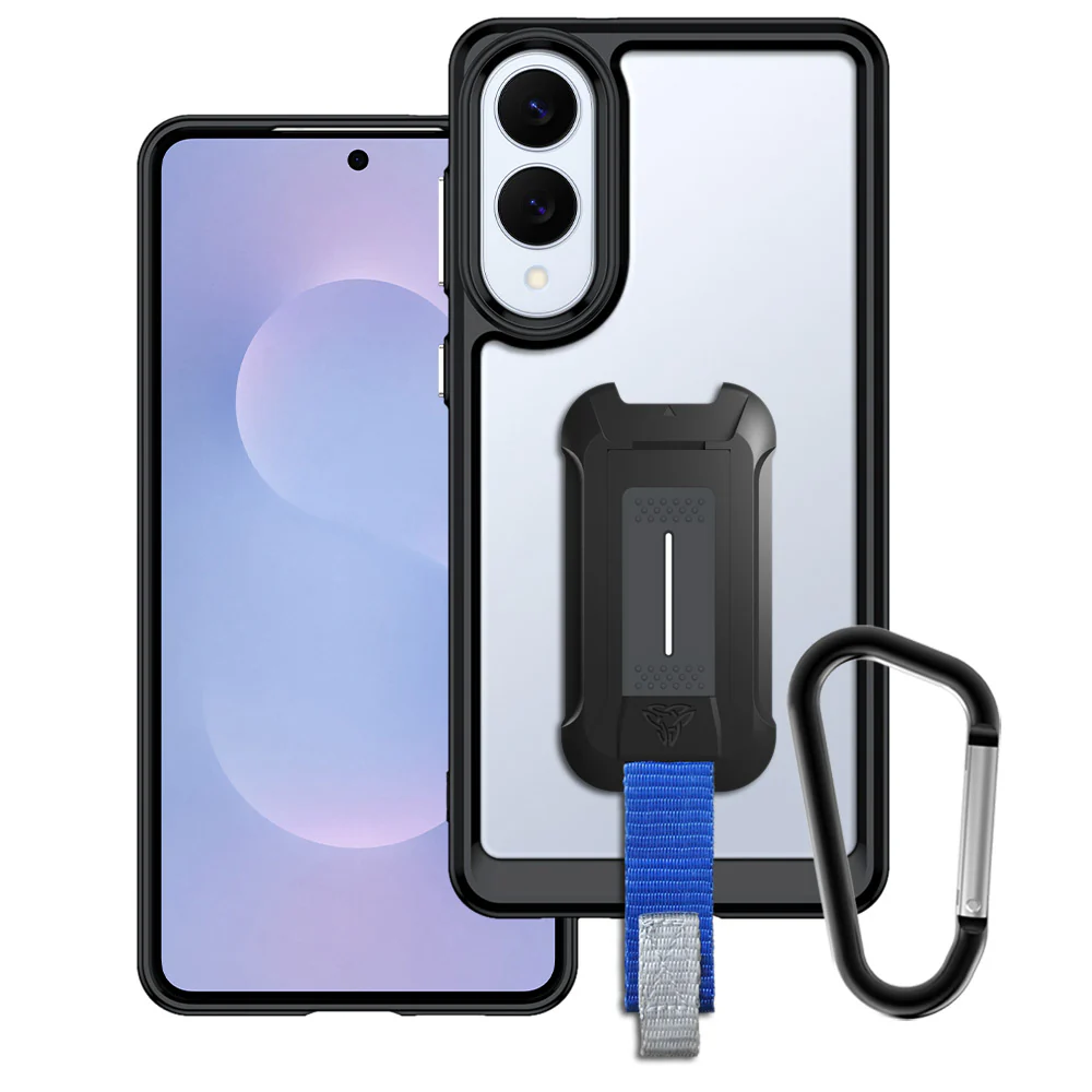 BX3-SS25-S25E | Samsung Galaxy S25 Edge SM-S937 Case | Mountable Shockproof Rugged Case for Outdoors w/ Carabiner