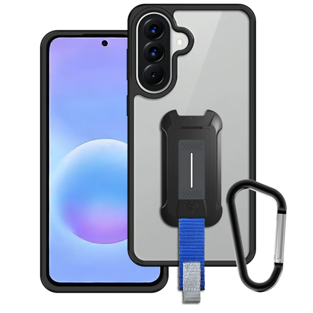 BX3-SS26-A575G | Samsung Galaxy A57 5G SM-A576 Case | Mountable Shockproof Rugged Case for Outdoors w/ Carabiner