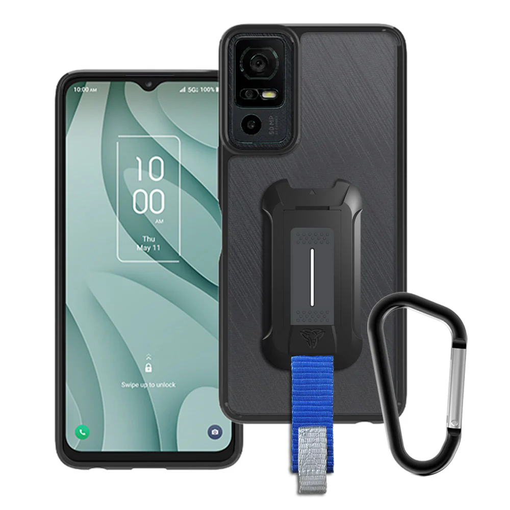 BX3-TCL23-40XE | TCL 40 XE Case  | Shockproof Drop Proof Rugged Cover w/ X-Mount & Carabiner