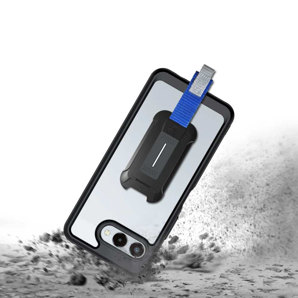 BX3-TMO25-8 | T-Mobile REVVL 8 Case  | Shockproof Drop Proof Rugged Cover w/ X-Mount & Carabiner - Image 9