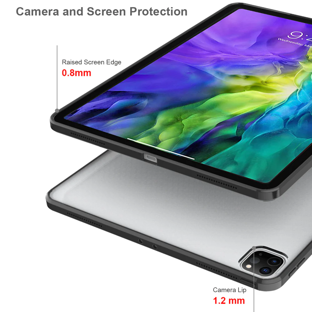 BXS-iPad-PR6 | iPad Pro 11 ( 2nd Gen ) 2020 | Shockproof Case w/ Kickstand & hand strap & X-Mount Supports Pencil Wireless Charging - Image 3