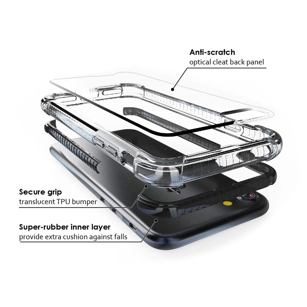 CBN-IPH87-BK | iPhone 6 7 8 Case | Military Grade 3 meter Shockproof Drop Proof Cover - Image 3