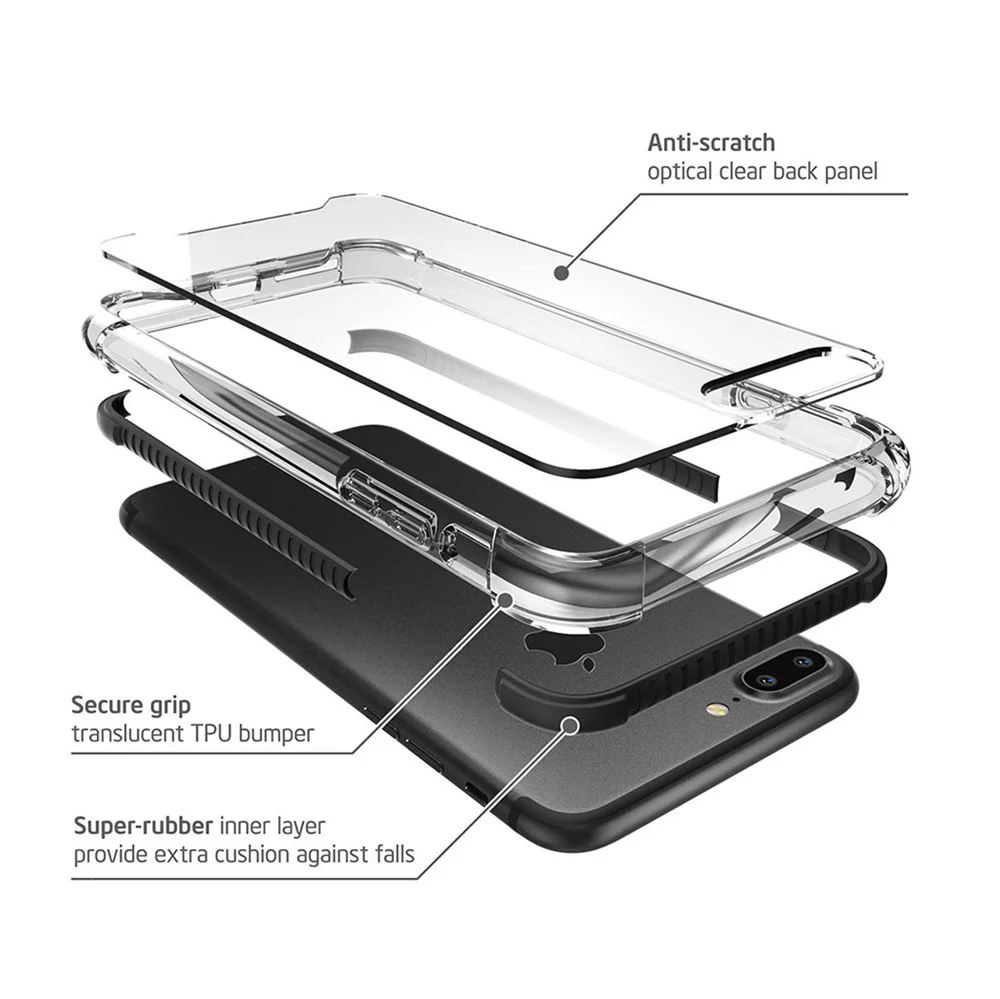 CBN-IPH87P-BK | iPhone 8 / 7 Plus Case | Military Grade 3 meter Shockproof Drop Proof Cover - Image 4