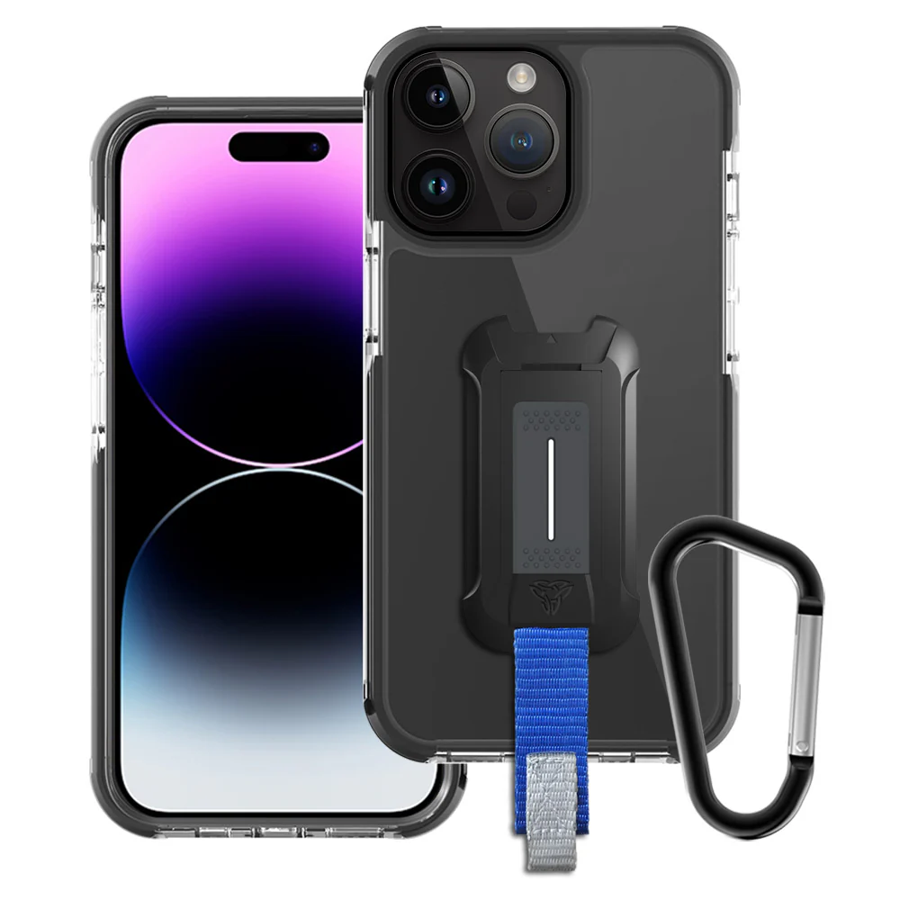CBX-IPH-14PMX | iPhone 14 Pro Max | Military Grade 3 meter Shockproof Drop Proof Case w/ Carabiner