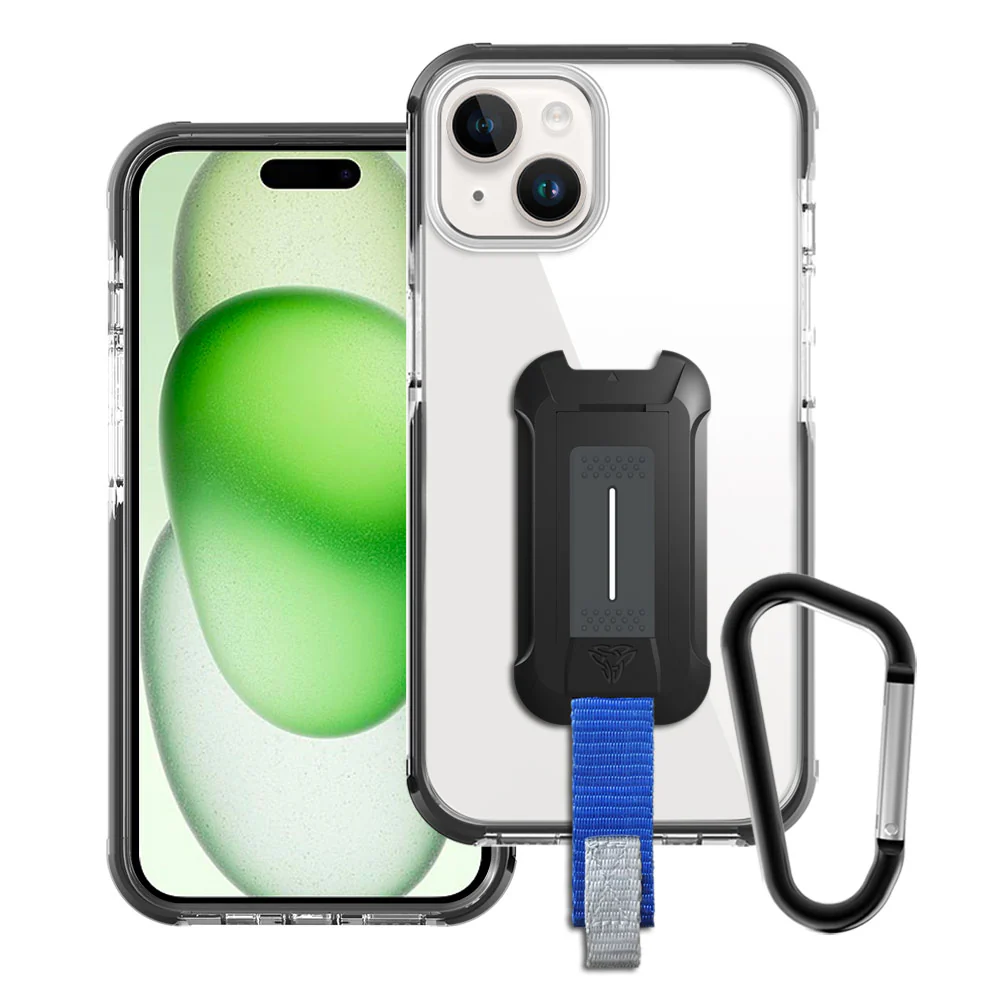 CBX-IPH-15PL | iPhone 15 Plus | Military Grade 3 meter Shockproof Drop Proof Case w/ Carabiner