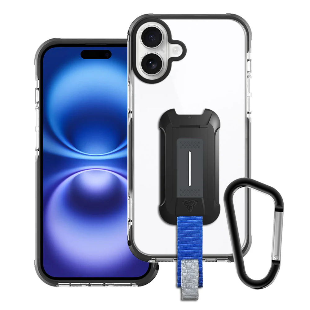 CBX-IPH-16PL | iPhone 16 Plus | Military Grade 3 meter Shockproof Drop Proof Case w/ Carabiner