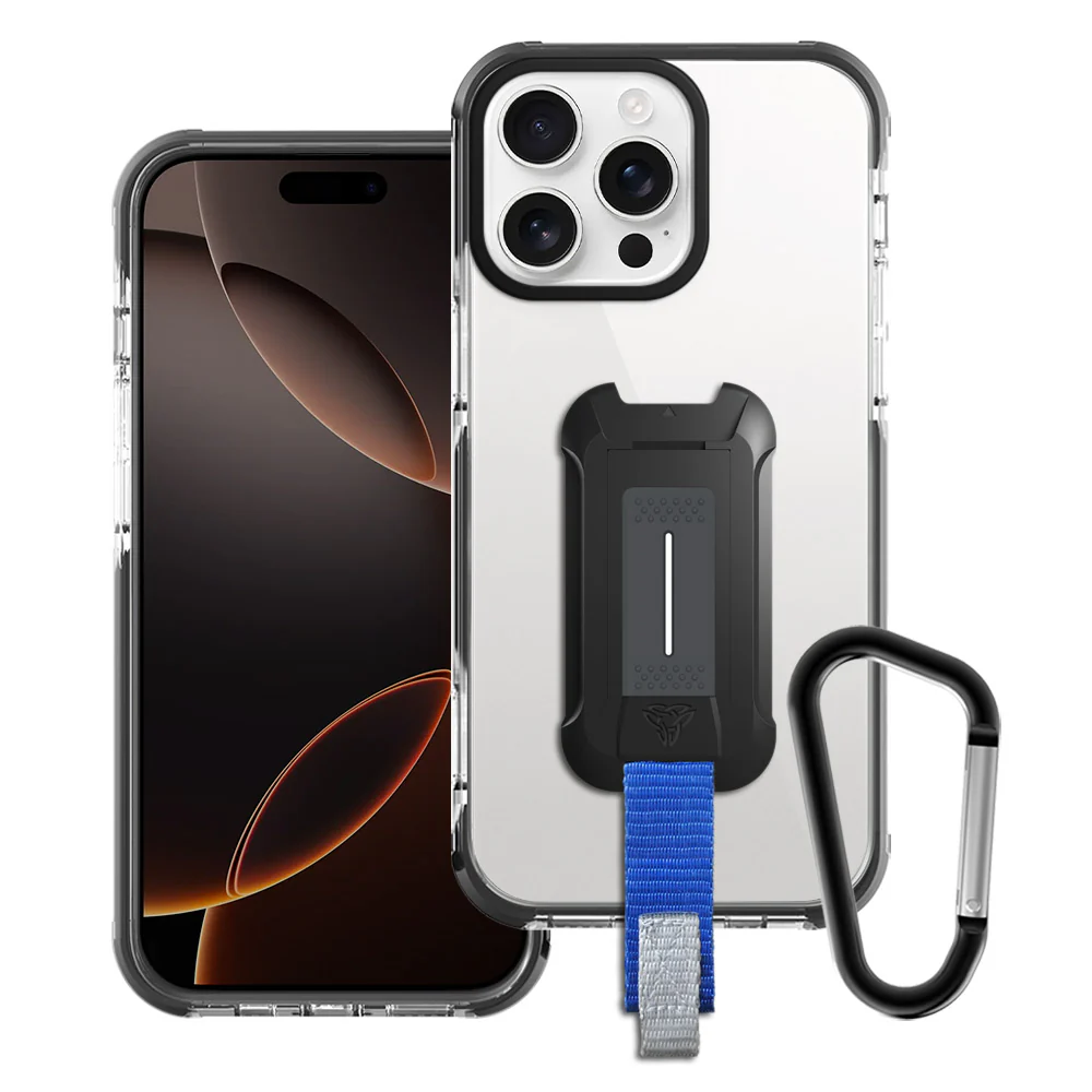 CBX-IPH-16PMX | iPhone 16 Pro Max | Military Grade 3 meter Shockproof Drop Proof Case w/ Carabiner