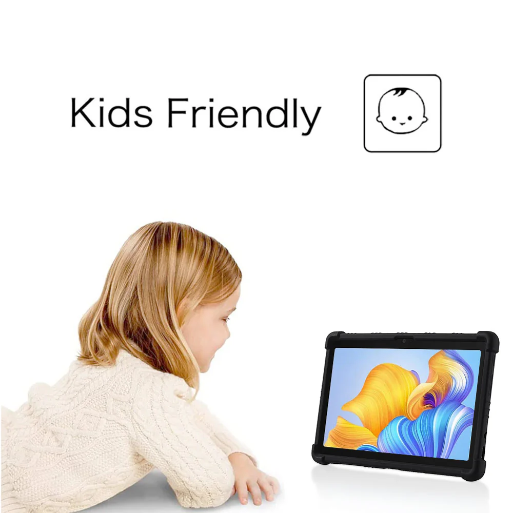 CEN-HW-HN8 | Honor Pad 8 2022 ( HEY-W09 ) | Kids Case / Soft silicone shockproof protective case with kick-stand - Image 2