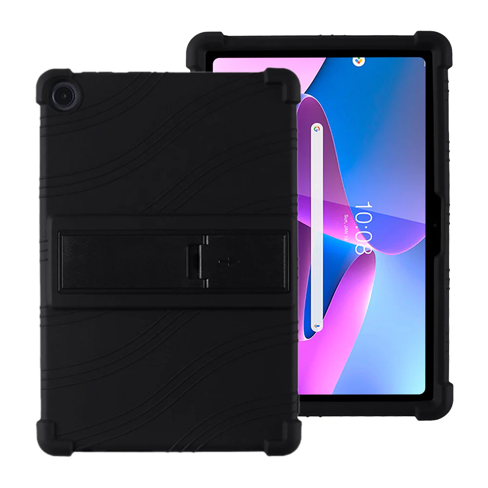 CEN-LN-M10-V3 | Lenovo Tab M10 ( Gen3 ) TB328 | Kids Case / Soft silicone shockproof protective case with kick-stand - Image 3