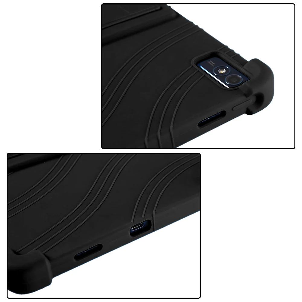 CEN-LN-M105G | Lenovo Tab M10 5G TB360 | Kids Case / Soft silicone shockproof protective case with kick-stand - Image 6