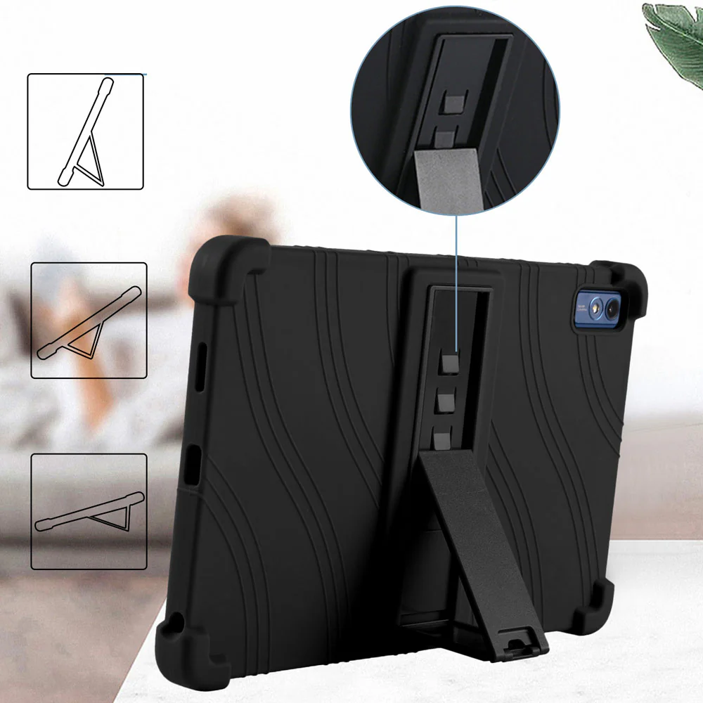 CEN-LN-M105G | Lenovo Tab M10 5G TB360 | Kids Case / Soft silicone shockproof protective case with kick-stand - Image 7