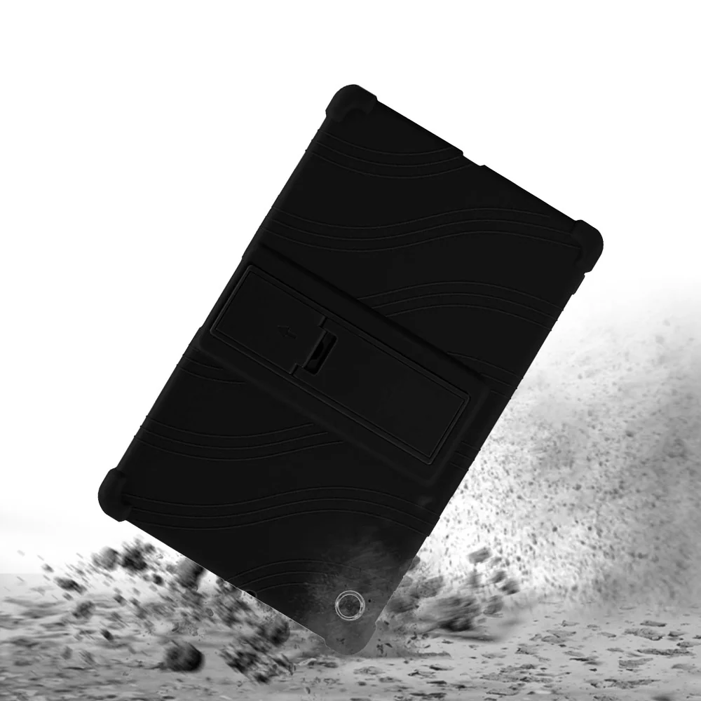 CEN-LN-M10HD2 | Lenovo Tab M10 HD (2nd Gen) TB-X306F | Kids Case / Soft silicone shockproof protective case with kick-stand - Image 3