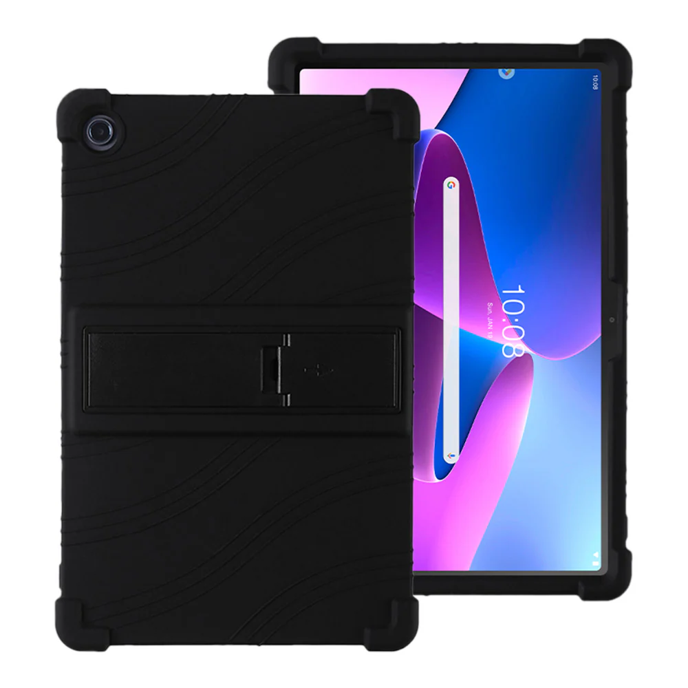 CEN-LN-M10P3 | Lenovo Tab M10 Plus ( Gen3 ) TB125 / TB128 | Kids Case / Soft silicone shockproof protective case with kick-stand - Image 5