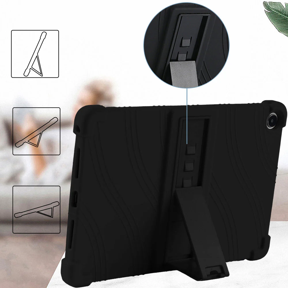 CEN-LN-M10P3 | Lenovo Tab M10 Plus ( Gen3 ) TB125 / TB128 | Kids Case / Soft silicone shockproof protective case with kick-stand - Image 8