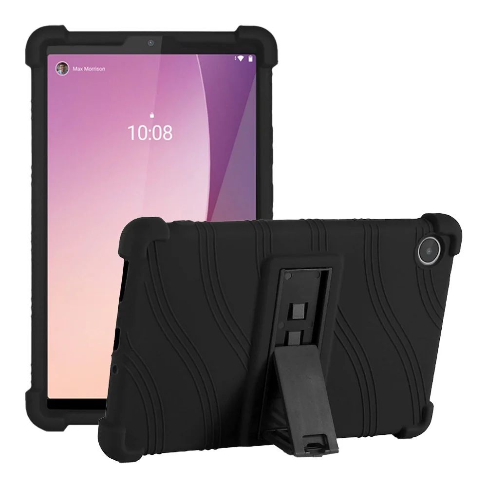 CEN-LN-M8G4 | Lenovo Tab M8 (4th Gen) 2024 TB301 / TB300 | Kids Case / Soft silicone shockproof protective case with kick-stand