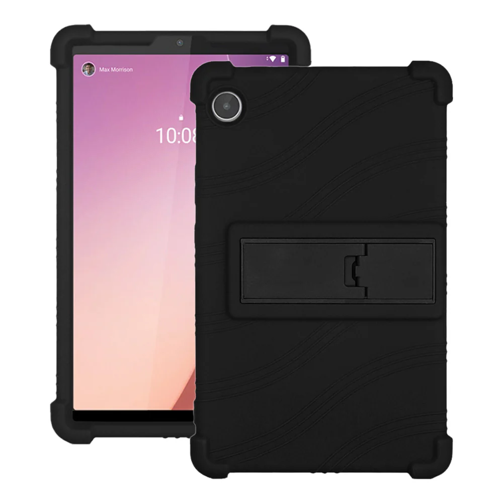 CEN-LN-M8G4 | Lenovo Tab M8 (4th Gen) 2024 TB301 / TB300 | Kids Case / Soft silicone shockproof protective case with kick-stand - Image 3