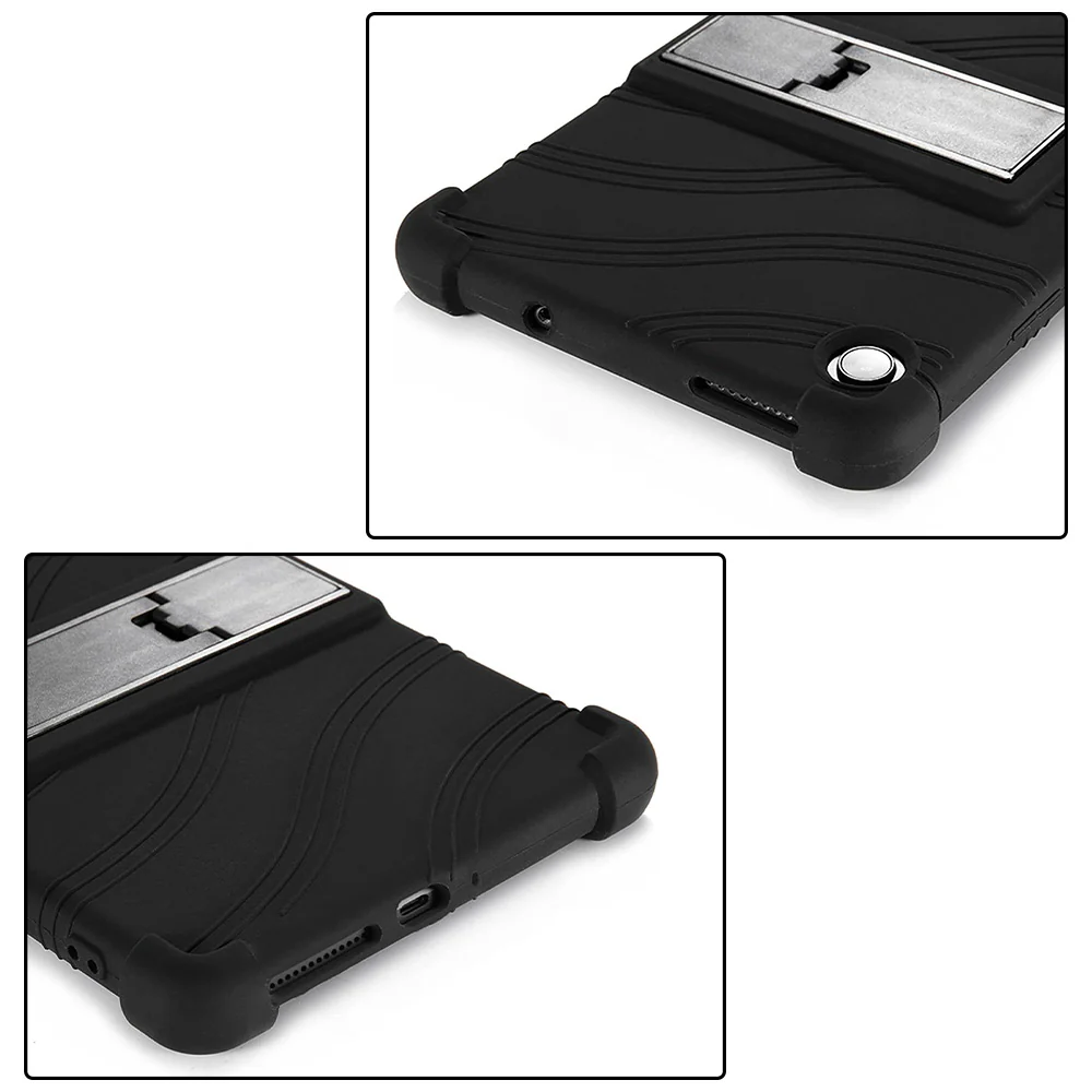 CEN-LN-M8G4 | Lenovo Tab M8 (4th Gen) 2024 TB301 / TB300 | Kids Case / Soft silicone shockproof protective case with kick-stand - Image 7