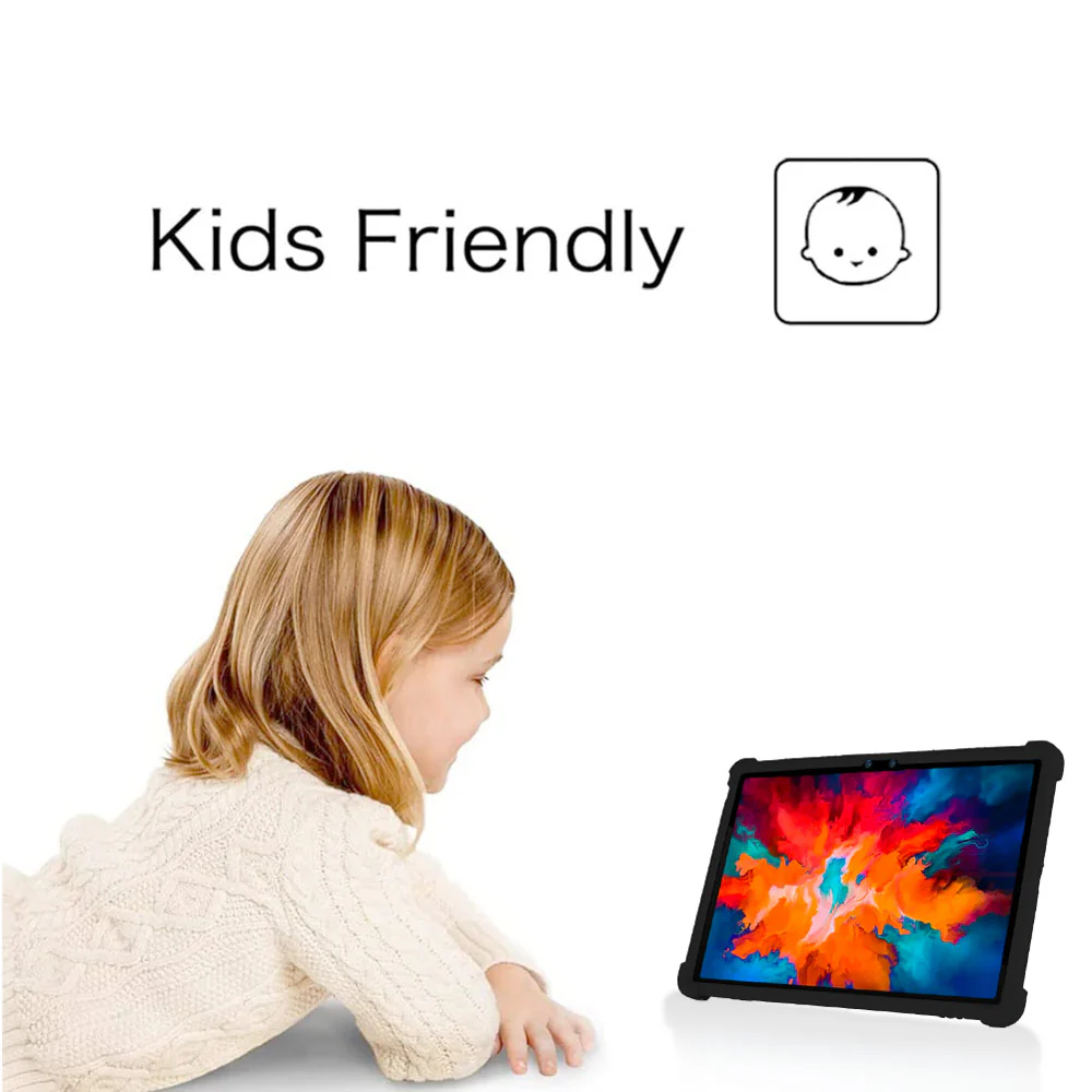 CEN-LN-P11PRO | Lenovo Tab P11 Pro TB-J706 | Kids Case / Soft silicone shockproof protective case with kick-stand - Image 2