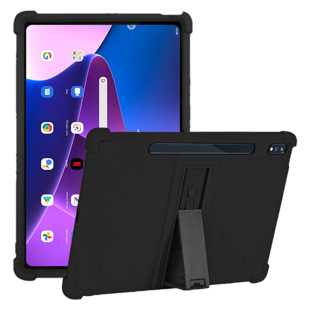 CEN-LN-P12PRO | Lenovo Tab P12 Pro TB-Q706F | Kids Case / Soft silicone shockproof protective case with kick-stand