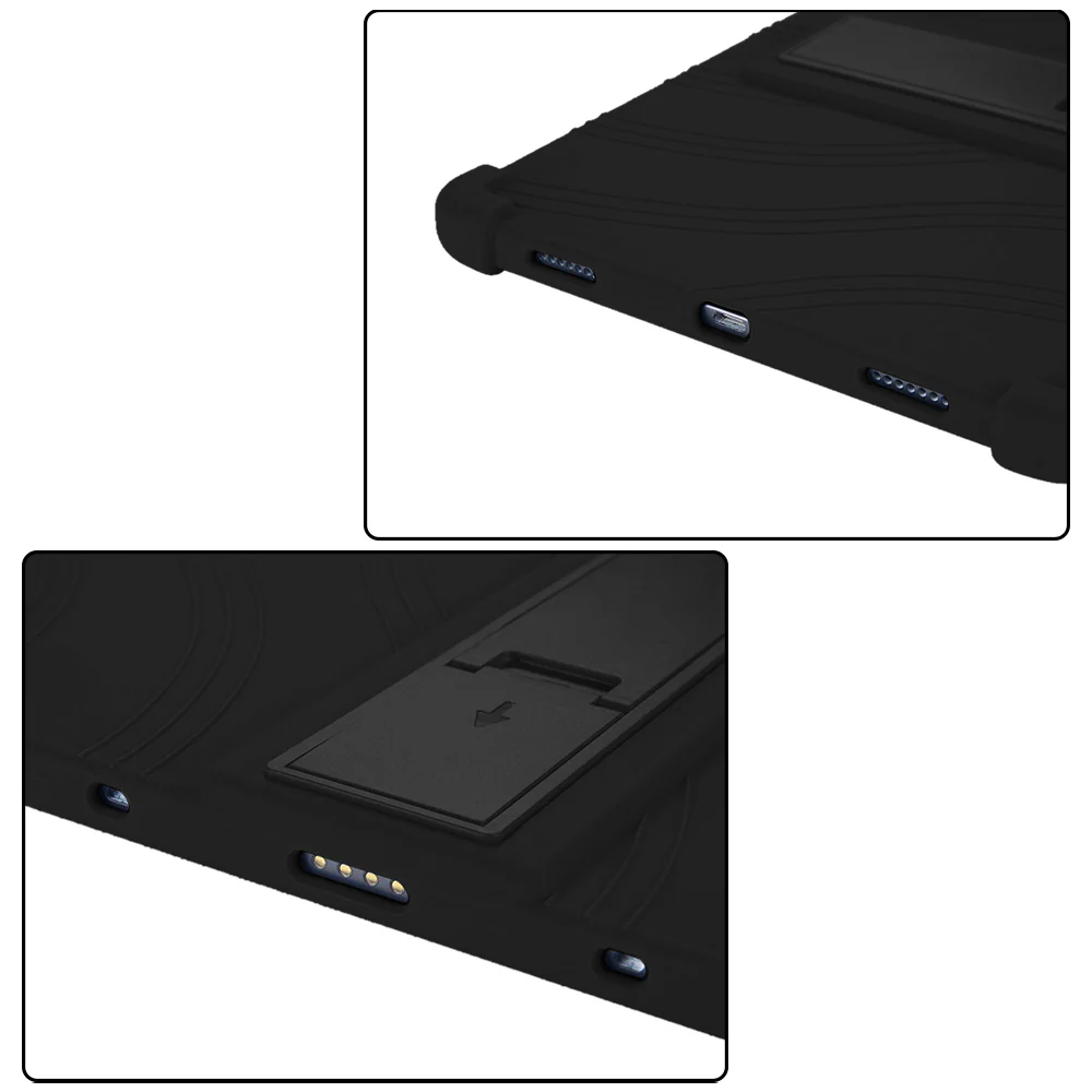 CEN-LN-P12PRO | Lenovo Tab P12 Pro TB-Q706F | Kids Case / Soft silicone shockproof protective case with kick-stand - Image 6