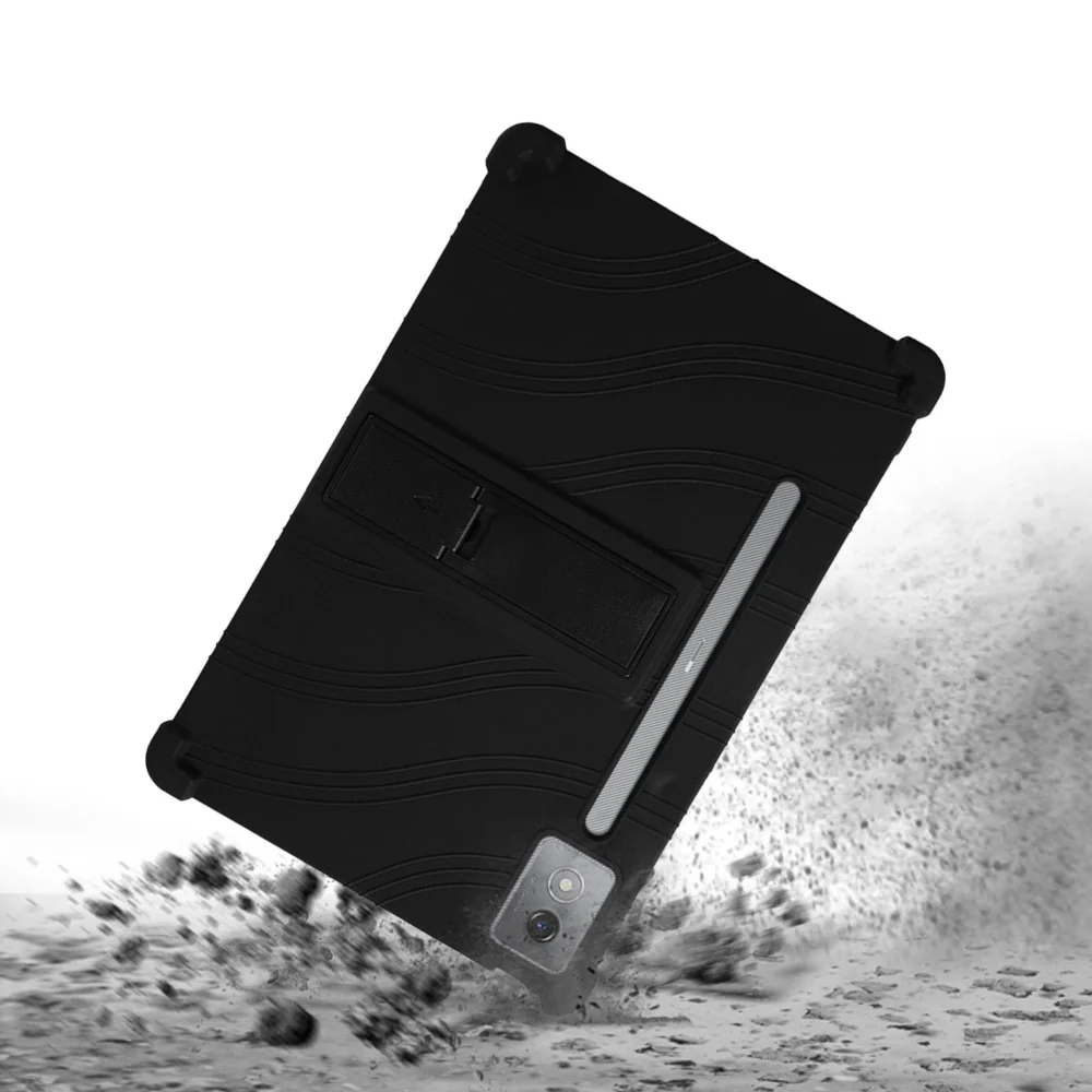 CEN-LN-TB373 | Lenovo Idea Tab Pro TB373 | Kids Case / Soft silicone shockproof protective case with kick-stand - Image 4
