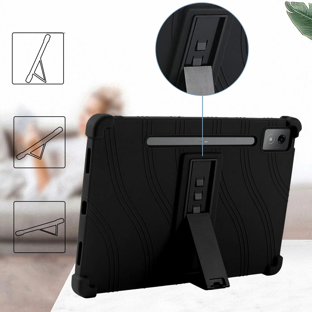 CEN-LN-TB373 | Lenovo Idea Tab Pro TB373 | Kids Case / Soft silicone shockproof protective case with kick-stand - Image 7